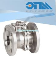 Кран фланцевый Ду 100 (4ʺ, 114,3 мм) (2PC), AISI 304 (CF8), полнопроходной, шаровой, двусоставной с площадкой под привод, ASMEB16.34, ISO5211 от компании ООО "ЭПМ-Инжиниринг"
