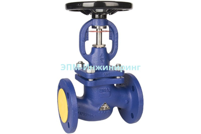 Клапан запорный сталь 234F Ду 25 Ру40 Тмакс=400 оС фл со штурвалом сильфонный Zetkama 234F025E01 от компании ООО "ЭПМ-Инжиниринг"