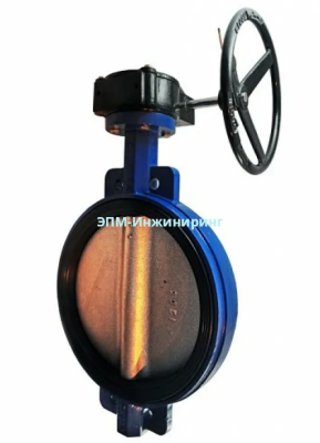 Дисковый затвор VPE4408 Tecofi, DN 350, ЭПДМ жаростойкий, Редуктор